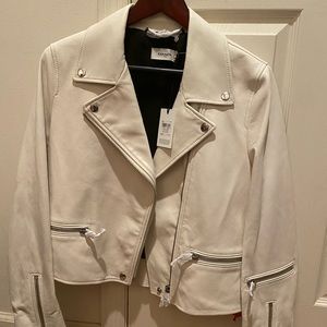 Coach Leather Ghost Biker Moto Jacket MSRP $1200
